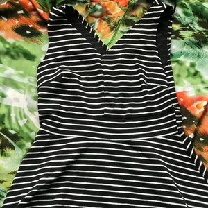 Black and white striped dress 🖤🤍🖤🤍